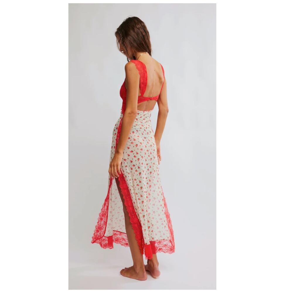 Free People Suddenly Fine Maxi Slip Size Small - Picture 2 of 14
